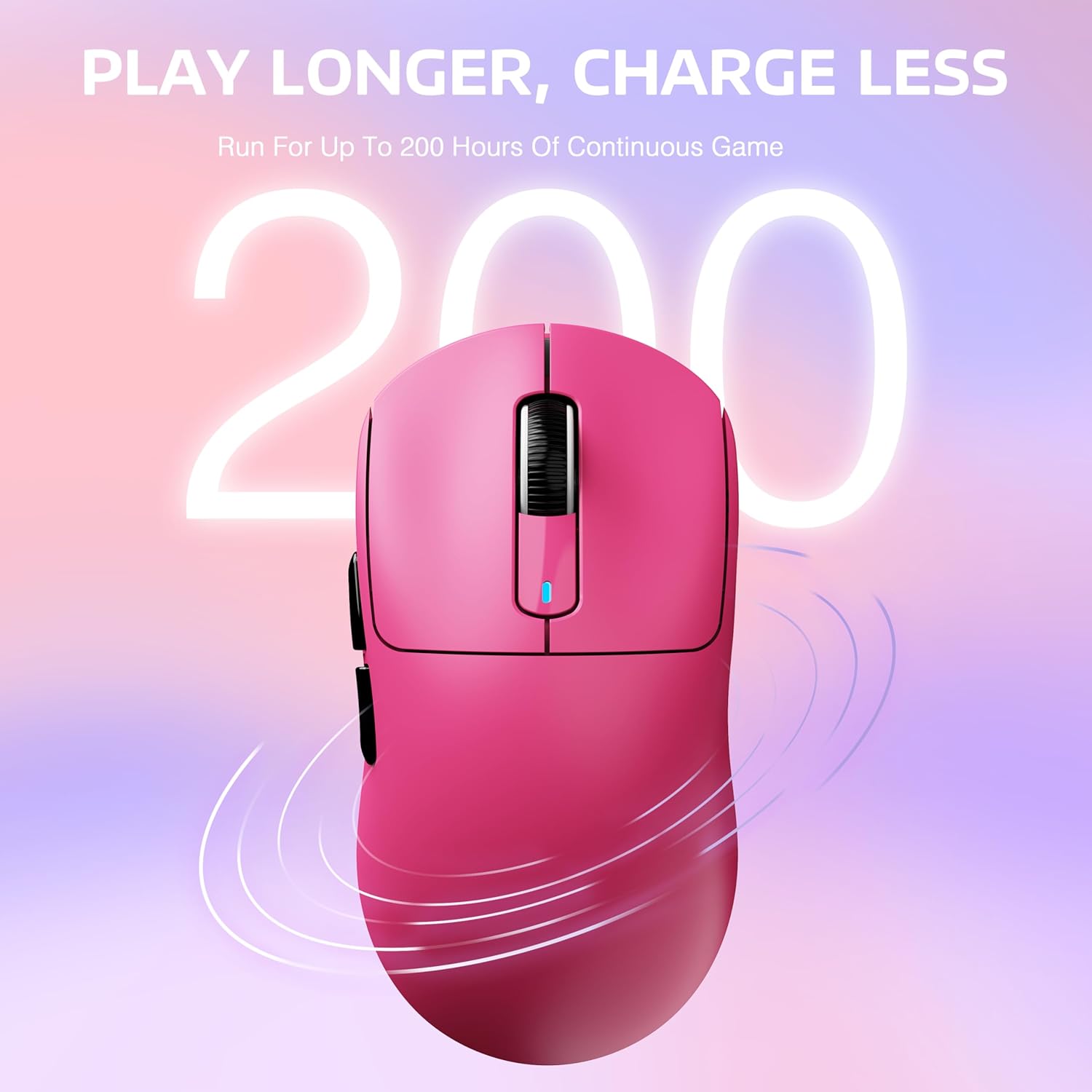 ATTACK SHARK X3 Wireless Gaming Mouse, 49g Ergonomic Computer Mouse