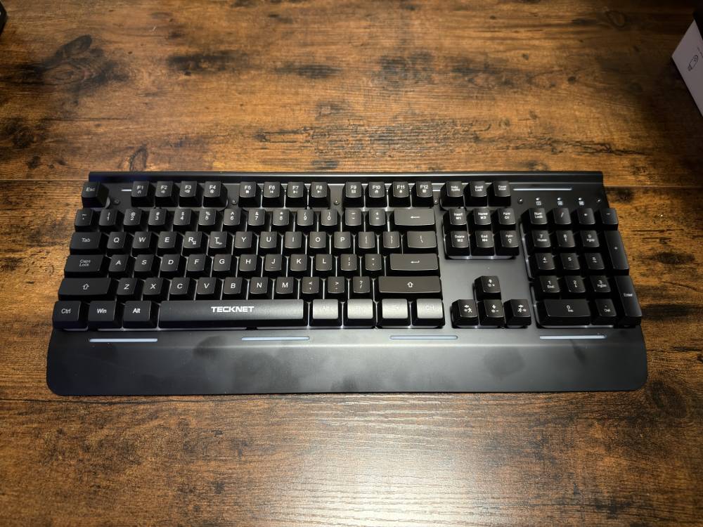 TECKNET Wireless Gaming Keyboard, 2-in-1 (2.4G Wireless & Wired)